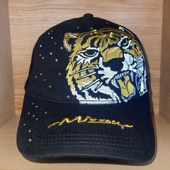 Mizzou Missouri Tigers The Game Rhinestone Gem Bling Trucker Snapback Cap Hat - Picture 1 of 14